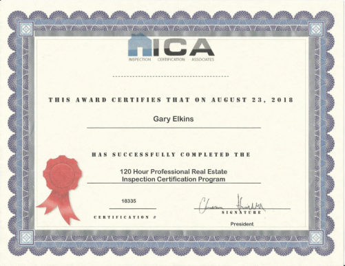 ICA Certificate
